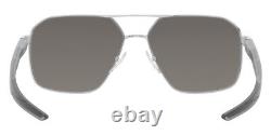 Lunettes de soleil Prada PS 55WS Argent Gris Clair Argent Miroir 60 Nouveau 100% Authentique