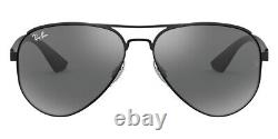 Lunettes de soleil Ray-Ban 0RB3523 pour homme, style aviateur, couleur noir, 59mm, neuves et authentiques