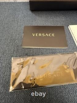 Lunettes de soleil Versace VE4444U 5408V9 violet transparent/jaune à effet miroir argenté 54 mm