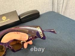 Lunettes de soleil Versace VE4444U 5408V9 violet transparent/jaune à effet miroir argenté 54 mm Lunettes de soleil Versace VE4444U 5408V9 violet transparent/jaune à effet miroir argenté 54 mm