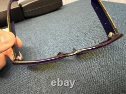 Lunettes de soleil Versace VE4444U 5408V9 violet transparent/jaune à effet miroir argenté 54 mm