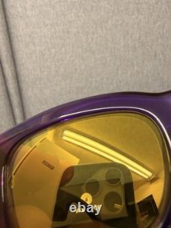 Lunettes de soleil Versace VE4444U 5408V9 violet transparent/jaune à effet miroir argenté 54 mm