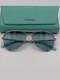 Lunettes De Soleil Aviateur Tiffany & Co. Tf3062 Diamond Point Argent Bleu