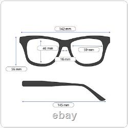 Lunettes de soleil carrées unisexes CAZAL 8040 003 gris argenté à monture intégrale 59-16-145 B46