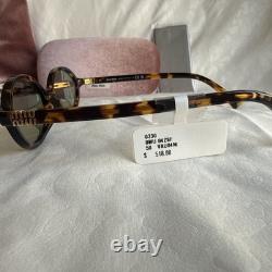 Lunettes de soleil pour femme Miu Miu Havana Gris Miroir Argent MU04ZSF REGARD VAU07F
