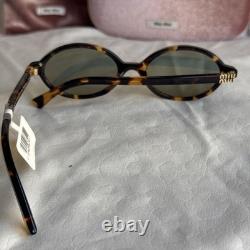 Lunettes de soleil pour femme Miu Miu Havana Gris Miroir Argent MU04ZSF REGARD VAU07F