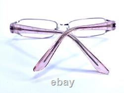 Lunettes de soleil rectangulaires Versace en argent avec Medusa rose clair, fabriquées en Italie, MOD 1104-B 50 17 130.