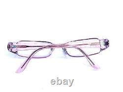 Lunettes de soleil rectangulaires Versace en argent avec Medusa rose clair, fabriquées en Italie, MOD 1104-B 50 17 130.