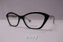 Lunettes de vue Balenciaga BA5040 003 Noires/Crystales Cat Eye 53-17-140mm Monture complète