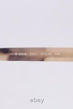 Lunettes de vue Burberry 0BE2316 en corne tachetée/cadre argent avec verres de démonstration 140mm plein cadre