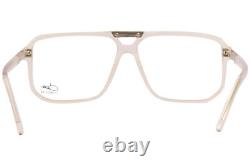 Lunettes de vue Cazal 6022 003 pour homme, monture optique pilote pleine en cristal/argent 61mm