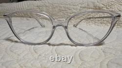 Lunettes de vue Coach transparentes et argentées
