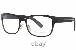 Lunettes de vue Dior Homme Dior0192 MCA pour hommes, monture optique noire mat à bord complet de 55mm