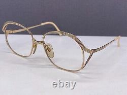 Lunettes de vue Dior pour femme Cadre rond ovale argenté vintage 90er 2474 carré plein.