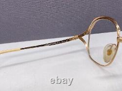 Lunettes de vue Dior pour femme Cadre rond ovale argenté vintage 90er 2474 carré plein.