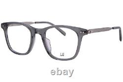 Lunettes de vue Dunhill DU0092OA 004 pour hommes Gris/Argent Forme rectangulaire à monture intégrale 50mm