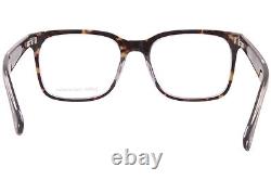 Lunettes de vue John Varvatos V415 pour hommes, monture optique pleine de couleur tortue/cristal 54mm