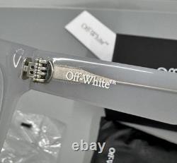 Lunettes de vue Off-White Style 78 OERJ078, monture gris transparent, 52 mm, Italie, NEUVES