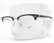 Lunettes De Vue Ray-ban Demi-cercl&eacute;es Rb3716vm 2861 Noir Brillant Argent 50 Mm Avec &eacute;tui