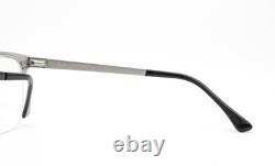 Lunettes de vue Ray-Ban demi-cerclées RB3716VM 2861 noir brillant argent 50 mm avec étui