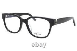 Lunettes de vue Saint Laurent SL M33/F 001 pour femme, monture optique noire/argentée de 54mm