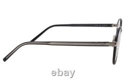 Lunettes de vue Saint Laurent SL125 001 pour homme, monture optique noire/argent, 49 mm