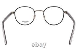 Lunettes de vue Saint Laurent SL125 001 pour homme, monture optique noire/argent, 49 mm
