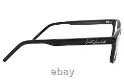 Lunettes de vue Saint Laurent SL319 001 pour hommes, monture optique noire/argentée de 56mm