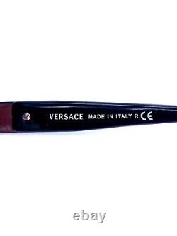 Lunettes de vue aviateur en métal noir et argent Versace, Italie MOD. 2041 1001/71 60 15 130