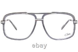 Lunettes de vue en titane Cazal 6027 002 pour hommes gris transparent/argenté à monture complète de 60 mm