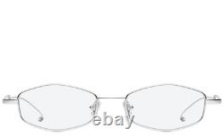 Lunettes de vue ovales en titane argenté Gentle Monster Maison Margiela MM218 02