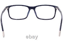 Lunettes de vue pour homme Tom Ford TF5646-D-B 090 Monture optique en métal pleine couleur bleu marine brillant