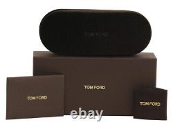 Lunettes de vue pour homme Tom Ford TF5646-D-B 090 Monture optique en métal pleine couleur bleu marine brillant