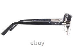 Lunettes de vue pour hommes Cazal 6020 002 Noir poli/Argent Monture optique pleine 55mm