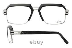 Lunettes de vue pour hommes Cazal 6020 002 Noir poli/Argent Monture optique pleine 55mm