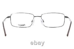 Lunettes de vue pour hommes Flexon Benedict 600 033 en métal brillant couleur canon, monture optique de 53mm