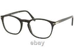 Lunettes de vue pour hommes Persol PO3007V PO/3007/V 95 Monture optique noire à bord complet 52mm