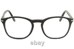 Lunettes de vue pour hommes Persol PO3007V PO/3007/V 95 Monture optique noire à bord complet 52mm