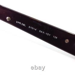 Lunettes de vue rectangulaires PRADA VPR58L 5AV-1O1 violet argenté 51-14 135 mm