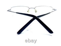 Lunettes en métal argenté rectangulaires à demi-monture Versace Versus MOD. 7020 1001 50 17 135