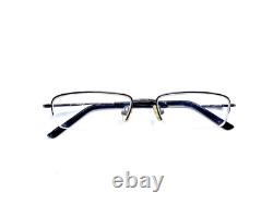 Lunettes en métal argenté rectangulaires à demi-monture Versace Versus MOD. 7020 1001 50 17 135