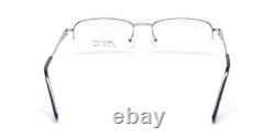 Lunettes neuves Signature 1085 pour homme, argentées Sil, rectangulaires, en métal et plastique, à demi-monture