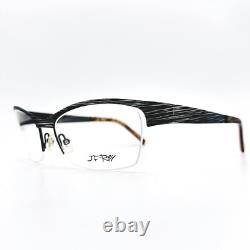 Lunettes noires à demi-cerclage nylor JF REY JF2472 monture optique homme
