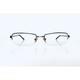 Lunettes Rectangulaires Demi-cercl&eacute;es En M&eacute;tal Argent&eacute; Versace Versus Mod 7056 50 18 135