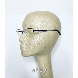 Lunettes rectangulaires demi-cerclées en métal argenté Versace Versus MOD 7056 50 18 135