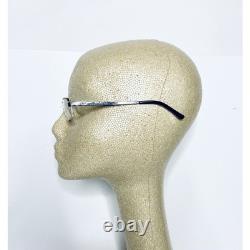Lunettes rectangulaires demi-cerclées en métal argenté Versace Versus MOD 7056 50 18 135