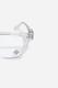 Lunettes Transparentes Chrome Hearts Avec Monture Croix Argent&eacute;e En Cristal
