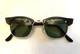 Lunettes Vintage Artcraft Delegate Browline &agrave; Monture Corne Des Ann&eacute;es 50 En Plaqu&eacute; Or 12k Gf, 46-22