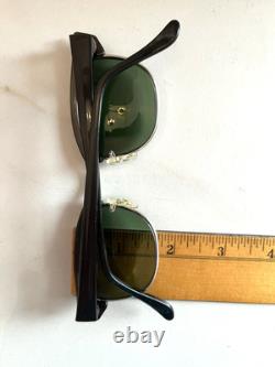 Lunettes vintage Artcraft Delegate Browline à monture corne des années 50 en plaqué or 12K GF, 46-22