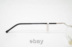 Lunettes vintage Eye Society par RK DESIGN ES 9 lunettes demi-cerclées argentées et noires